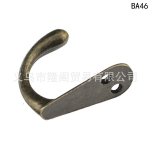 <b>Antique</b> Style Zinc Alloy <b>Wardrobe</b> Hook 36mm Wall Mount BA46 Small Hook - Product Image 4