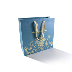 Custom <strong>Printed</strong> Your Own <strong>Logo</strong> Art <strong>Paper</strong> Gift <strong>Bags</strong> Luxury Shopping <strong>Paper</strong> <strong>Bag</strong> <strong>With</strong> Ribbon Handles - Product Image 3