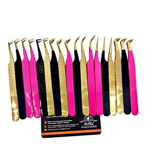 Eyelash Extension Tweezers New Collection 2026 Eyelash Extension Tweezers with Fiber Tips <b>Lash</b> Tweezer For Eyelash Artist - Product Image 3