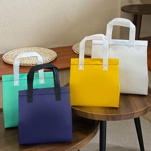 Disposable Non-Woven Cooler Bag Portable Aluminum Foil Fast Food Packaging Bags Nonwoven Thermal Bag With Self-Adhesive - Product Image 6