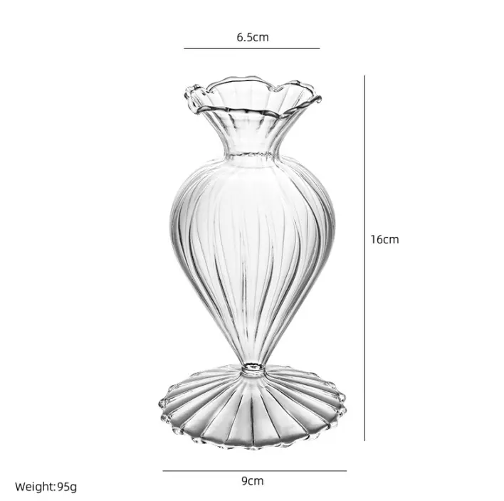 Helder Transparant Glas Kristallen Vaas Decoratief Glas & Kristallen Vazen