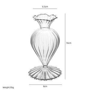 साफ़ पारदर्शी ग्लास क्रिस्टल फूलदान सजावटी ग्लास और क्रिस्टल फूलदान - Product Image 4