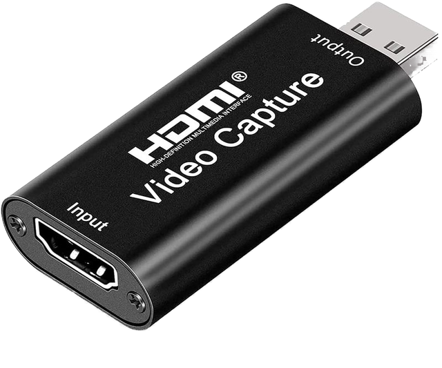 4K Streaming & VHS Board Capture USB 2.0 1080P30fps Video Capture Card HDTV Recorder for Laptop Use