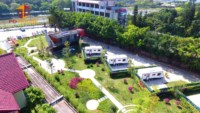 Villa mobile préfabriquée en acier à faible coût, appartement, hôtel, maison luxueuse entièrement équipée, prête à l'emploi, aux normes européennes