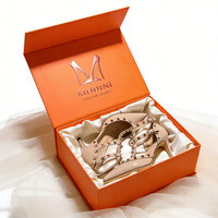 Scatola Regalo con Coperchio Magnetico Personalizzata, Confezione Pieghevole in Cartone, Set Regalo Aziendale, Scatola Premium per Scarpe con Tacco Alto di Marca di Bellezza