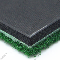 Tapis de frappe de golf portable BLG modèle 105NB 1500x1500mm 27kg en gazon synthétique, simulateur de swing de golf extérieur, tapis d'entraînement