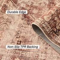 Geometrisches Muster Polyester Teppich Tür matte 10mm Dicke Maschinen gefertigter Eingangs bereich Flur Korridor Nachttisch Boden Home Runner
