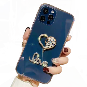 Nuova <span class=keywords><strong>Cover</strong></span> Personalizzata 3D Fatta a Mano con Diamanti Bling per <span class=keywords><strong>iPhone</strong></span> <span class=keywords><strong>11</strong></span> 12 13 14 15 16 17 Plus Pro Max - Product Image 1