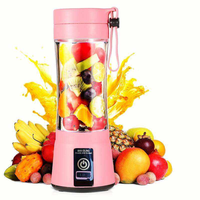 Exprimidor eléctrico portátil licuadora recargable Mini USB 6 cuchillas Smoothie Fruit Professor inalámbrico en casa