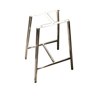 Base de tabouret de bar en métal argenté personnalisée WF, meubles de bureau et de salon, hôtel, hôpital, adapté aux pieds de chaise de cuisine en fer