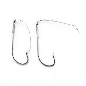 <span class=keywords><strong>Wacky</strong></span> Worm vishaken van koolstofstaal, <span class=keywords><strong>Wacky</strong></span> <span class=keywords><strong>Rig</strong></span> met onkruidbescherming, roestvrij staal, brede opening, rood, maat 3/0 voor baars - Product Image 2