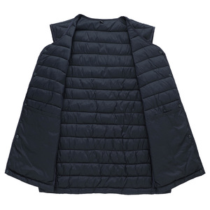 Chaleco de poliéster/nylon para <span class=keywords><strong>hombre</strong></span>, ropa exterior para otoño e invierno, térmico, sin mangas, antiarrugas, con cuello en V. - Product Image 4
