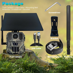 Caméra de chasse 4K solaire Wi-Fi étanche pour usage extérieur - Product Image 4