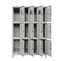 Casiers de gym CARTMAY 12 mm en HPL avec serrure numérique, armoires de rangement personnalisées étanches assemblées avec bancs et serrure à clé pour clubs sportifs