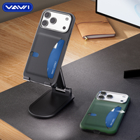 Étui portefeuille en cuir véritable VAWI L138 pour iPhone 17 Pro, coque antichoc en gros pour iPhone 13 à 17 Pro Max
