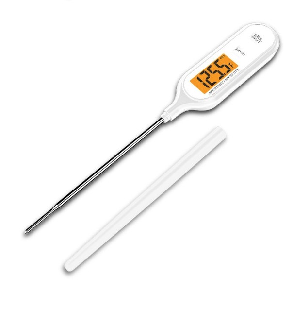 Long Probe LCD Screen Milk Thermometer 50-300 Degree