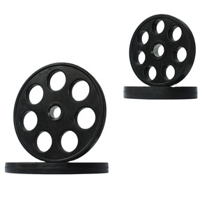 Vente <span class=keywords><strong>en</strong></span> gros de disques de poids <span class=keywords><strong>en</strong></span> <span class=keywords><strong>fonte</strong></span> Plaques de pare-chocs à 7 trous Gym Fitness 1.25kg-25kg Plaques de poids à poignée <span class=keywords><strong>en</strong></span> caoutchouc - Product Image 3