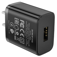 Chargeur BOROFONE BA52 Gamble QC3.0, chargeur à port unique (US)