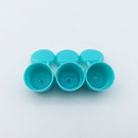 Tampas Flip Top Mini Fofas em Formato de Cúpula 20mm para Frascos de Creme e Loção, Tampa Brilhante Removível 20/410