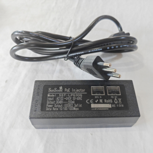 Iniettore PoE+ da Tavolo Gigabit 48V 802.3af/at 30W per Telecamere IP PoE - Product Image 5