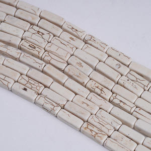 อุปกรณ์ตกแต่งเครื่องประดับทำมือจากเทอร์ควอยซ์สังเคราะห์ - ลูกปัดทรงกระบอก ลูกปัดทรงสี่เหลี่ยม ลูกปัดเว้นวรรค สำหรับงาน DIY ชุดลูกปัดหลากหลายแบบ - Product Image 1