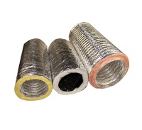 Conduit/tuyau de systèmes HVAC R6 R8 gaines flexibles isolées en aluminium renforcé de fibre de verre