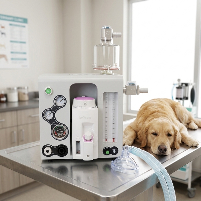 SY-E600 Veterinary Use Emergency  Surgical Vaporizer Portable Anesthesia Machine