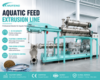 Conception de projet de moulin à aliments pour animaux Mufeng 5-15 T/H, ligne de production de granulés d'aliments pour poissons flottants et coulants avec le prix