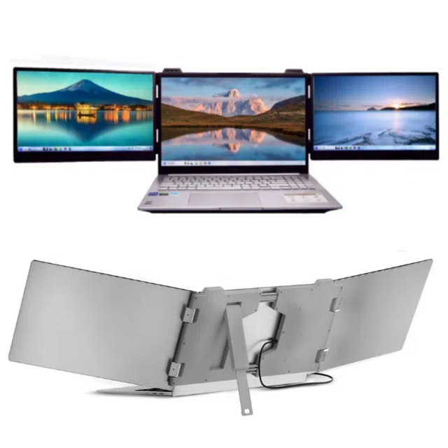 OEM Triple Laptop Screen Extender Dual 16 inch 1200P Gaming Business IPS Panel Triple Screen Portable Monitor