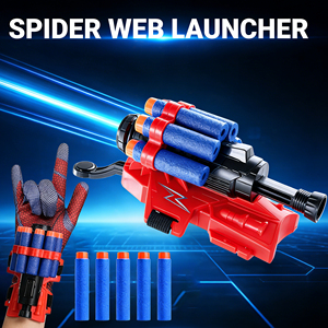 Bestseller: Set Lanciatore di Ragnatele per Bambini, Giocattoli Costume da Supereroe, Giochi di Ruolo Spider-Man - Product Image 2