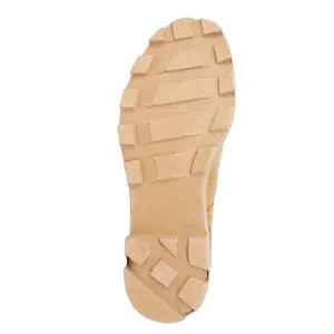 KMS individuelle professionelle Khaki-Gummi-Sole taktische Kampfschuhe Wüste Schuhe für Männer Wüstenstiefel mit Reißverschluss