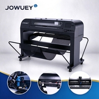 JOWUEY 2026 热销CO2激光切割机和绘图机，用于纺织服装标签，45W 50W 80W 高生产效率