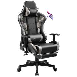 Chaise de jeu de course de sport électronique avec logo <span class=keywords><strong>personnalisé</strong></span> en PU, chaise de jeu pour ordinateur PC, siège de bureau pour joueur, avec chaise de jeu ergonomique pivotante pour la maison - Product Image 5