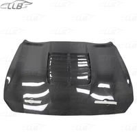 Pour le kit de carrosserie de capot transparent en fibre de carbone Mustang Modified GT500 2015