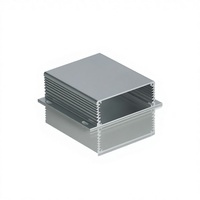 Caja de Aluminio Extruido Mecanizada OEM, Venta Caliente, Carcasa para Instrumentos, Carcasa Electrónica de Aluminio Extruido Anodizado para PCB