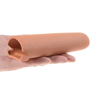 RTS Tubo de Cerâmica Ecológico para Aquário, Caverna de Reprodução de Plecos em Terracota, Acessórios de Cerâmica para Esconderijo de Camarões e Peixes - Product Image 1