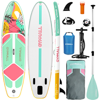 Nouveauté : Planche de paddle gonflable portable pour tous les âges, sport nautique, stand up paddle board, surf avec 7 accessoires