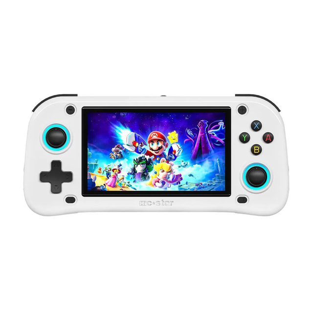 HIC STAR G28 Open Source Linux OS 4.3-inch IPS Color Screen Handheld Game Console with 2100mAh Battery and for Output