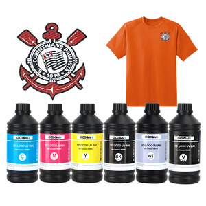 Goosam 1000ml tùy biến chuyển phim 3D nhãn Logo dệt in ấn dtf TPU UV mực cho UV phẳng máy in - Product Image 2