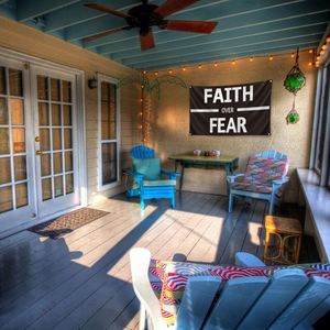 Tapiz Decorativo de Pared con Diseño de Fe Sobre el Miedo, 3x5 pies, para Habitación, Dormitorio Universitario, Sala de Estar - Product Image 5