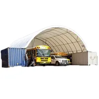 26'x40' big solar prefabricated tent shipping container garage
