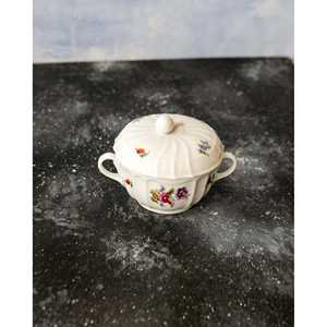 Soupière en porcelaine Ginori Mini avec un design floral luxueux, bol à soupe en céramique pour la vaisselle, matériau en mélamine - Product Image 4