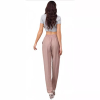 Culottes décontractées élégantes pour l'été, taille élastique avec cordon de serrage, coupe ample, polyvalentes, amincissantes, en Spandex/Polyester pour femme