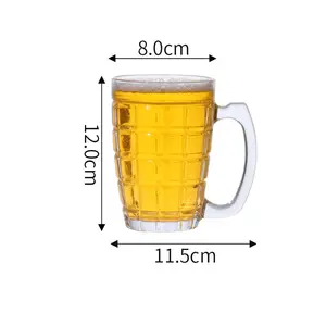 Custom Logo Beer Glass Cup Mug Crystal Glasses Handmade Beer Stein Cups