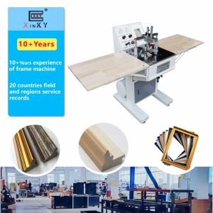 <span class=keywords><strong>Apex</strong></span> 45 Graden Dubbele Kop Hoek Cutter Digitaal Display Precisie Hout Zaag Aluminium Fotolijsten Maken Horizontale Motor - Product Image 1