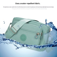 Sac messager vintage en nylon pour femmes, sac fourre-tout, sac bandoulière, sac à bandoulière pour femmes
