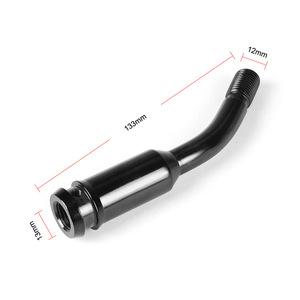 Adaptateur de levier de vitesses allongé en aluminium 133 mm pour VW T4 T3 T25, pommeau de vitesse mécanique léger pour voiture - Product Image 1