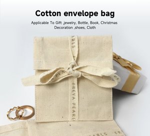 Pochette d'<span class=keywords><strong>Emballage</strong></span> Souple en Toile pour Vêtements Sous-vêtements Pantalons Manches, Enveloppe <span class=keywords><strong>Cadeau</strong></span> Promotionnelle Cosmétique Anti-Poussière - Product Image 5