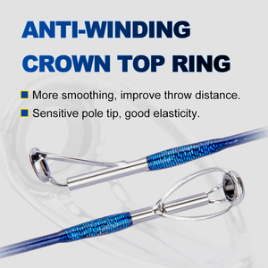 <span class=keywords><strong>Caña</strong></span> de Pescar HONOREAL de 180 cm de Alta <span class=keywords><strong>Calidad</strong></span> para Pesca Lenta con Señuelos Giratorios - Product Image 6