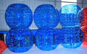 Pelota de burbuja de parachoques de TPU colorida para adultos, Bola de parachoques inflable comercial - Product Image 2